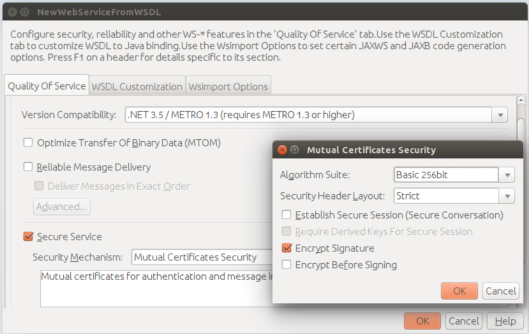 Activating X.509 profile using NetBeans
